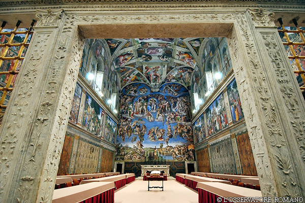 Сикстинская капелла в Ватикане.
